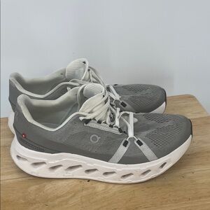 Sold -   mens Gray and White Athletic Sneakers size 11